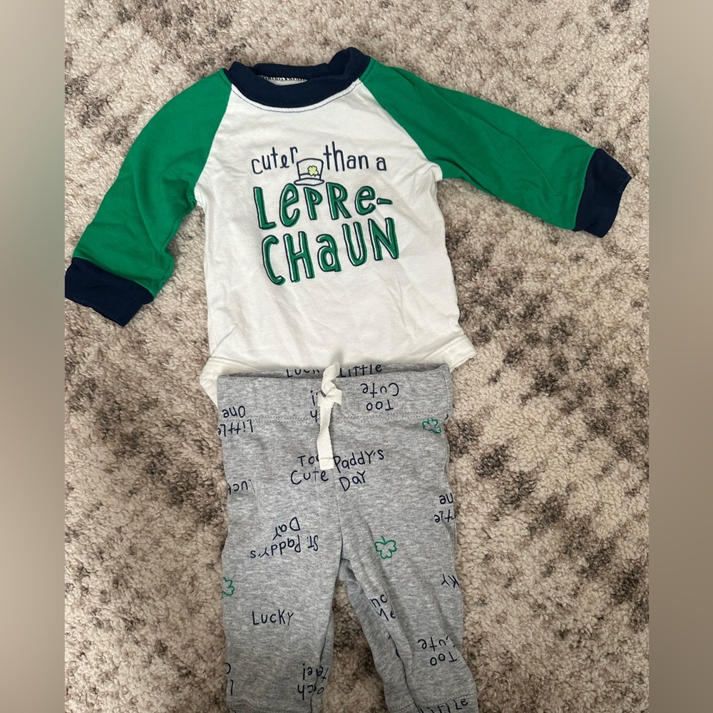 Carters 3m St Patrick’s day set